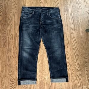 Citizens of Humanity Emerson Slim Boyfriend jeans dark blue, size 31